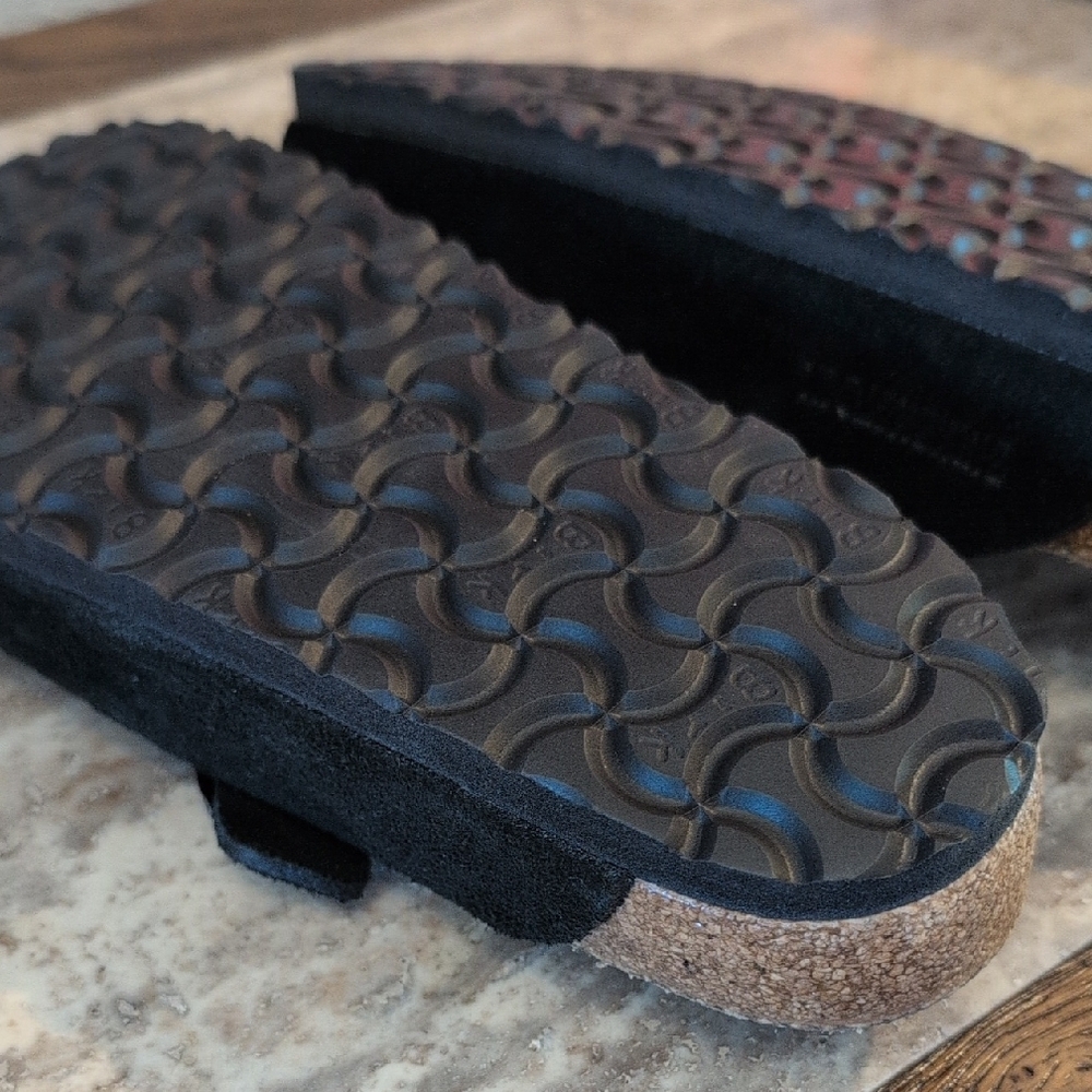 Birkenstock Black Suede Clogs - Picture 7 of 9